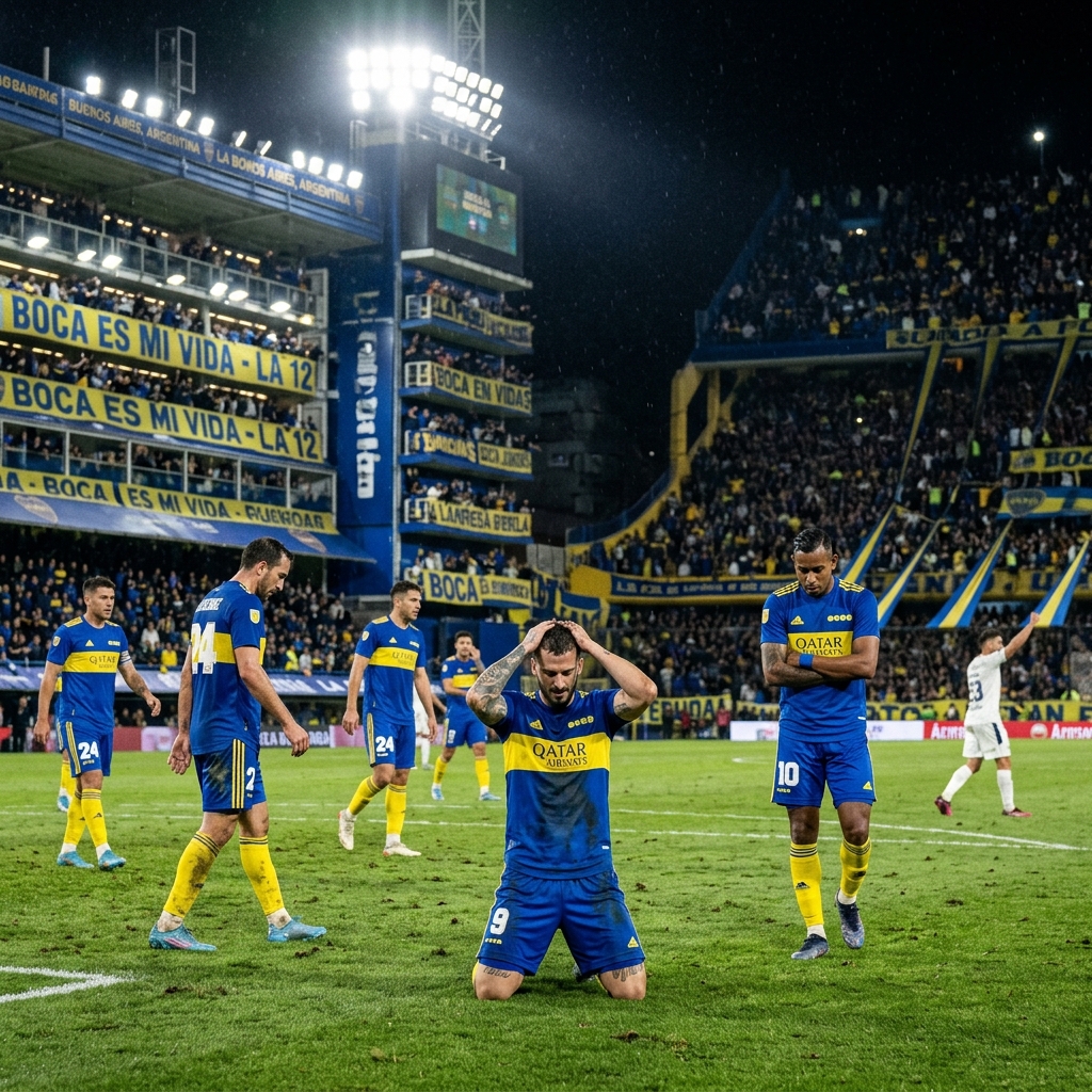 Empate con sabor a derrota: Boca tropezó en la Bombonera y pende de un hilo en la Copa