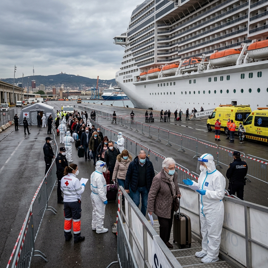 Brote de Hantavirus en crucero